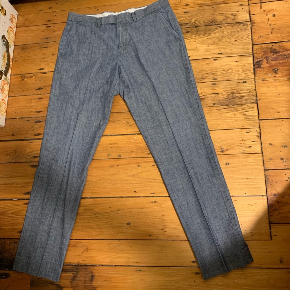Blue dress pants